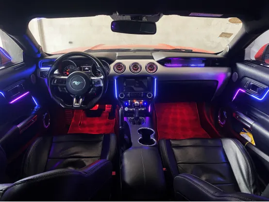 Premium RGB Interior Ambient Lighting Kit for 2015+ Ford Mustang